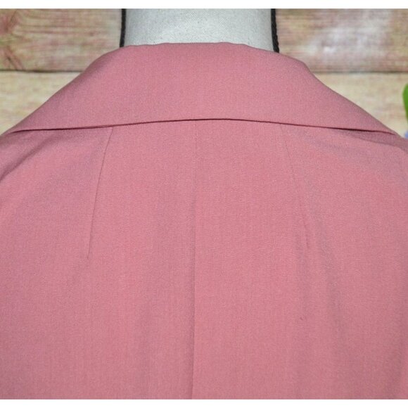 Lane Bryant Womens Size 16 Dusty Rose The Bryant Blazer Work Travel One Button - Picture 7 of 12